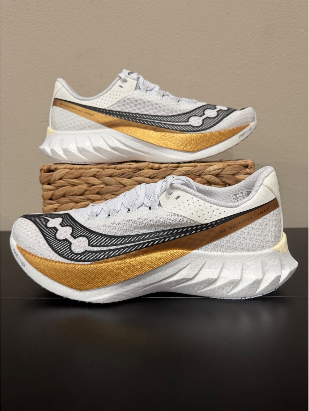 Size 13 - Saucony Endorphin Pro 4 “White Gold”